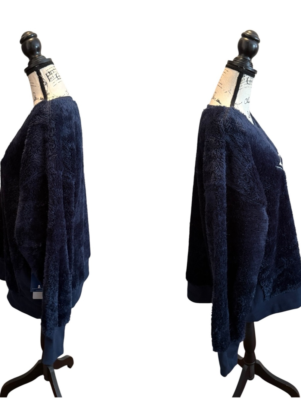 Touch by Alyssa Milano NFL Sweatshirt Sherpa Fleece Blue Size 3X Dallas Cowboys - Picture 4 of 11
